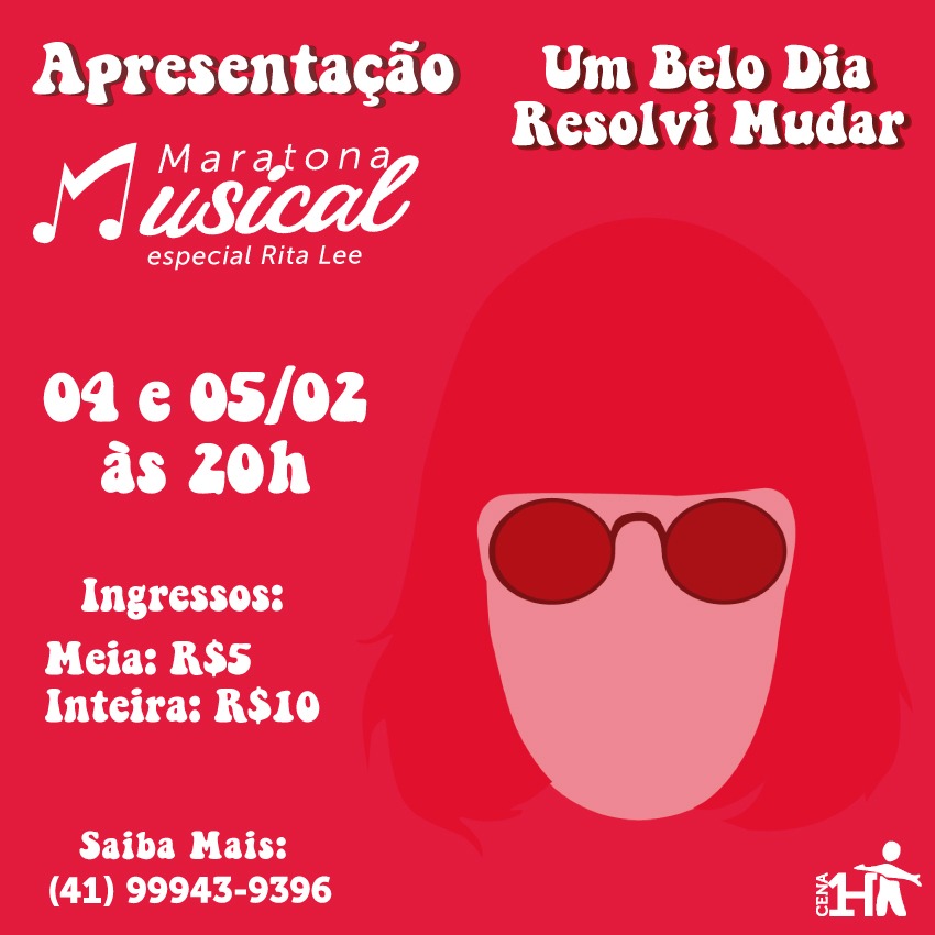 Um Belo Dia Resolvi Mudar reúne canções de Rita Lee no Teatro Cena