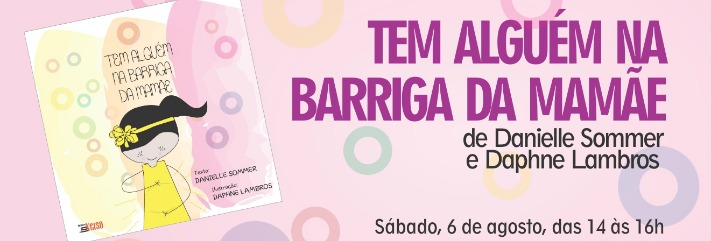 Sessão de autógrafos do Livro infantil “Tem alguém na barriga da mamãe” na Livrarias Curitiba