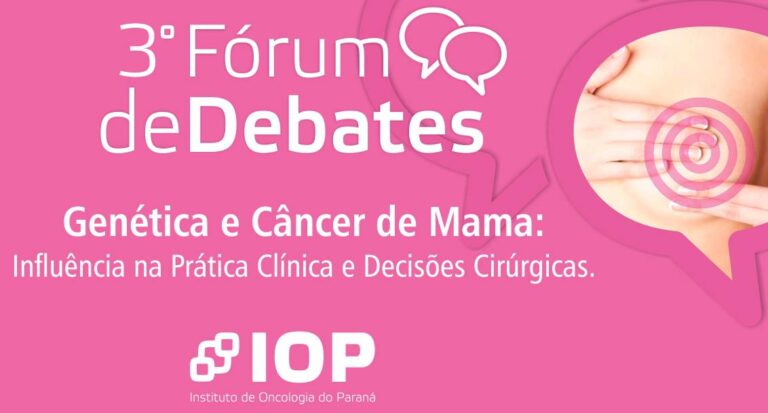 3º Fórum de Debates IOP tem como tema Genética e câncer de mama