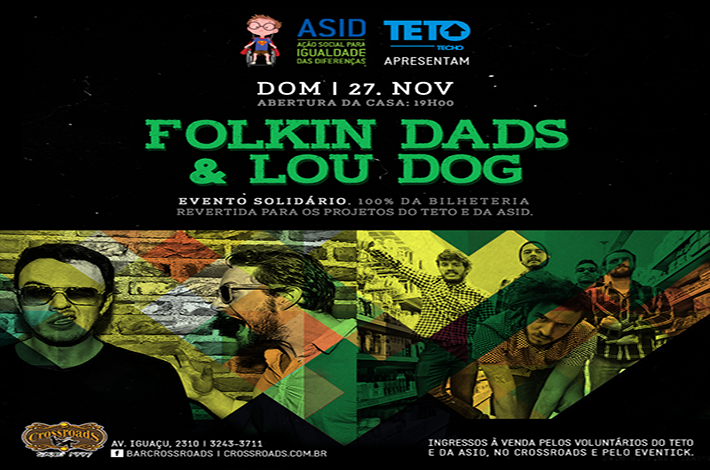 Crossroads promove evento em prol das ONGs Asid Brasil e Teto