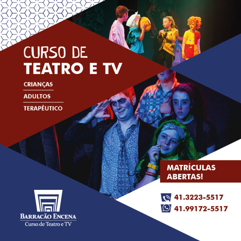 Teatro Barracão EnCena está com matrículas abertas para o segundo semestre de 2017.