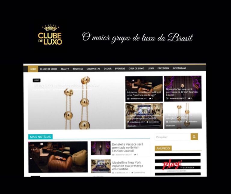 Clube de Luxo realiza evento solidário e lança novo site 