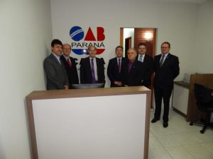 Presidente e diretor da CAA/PR inauguram Escritórios Compartilhados na OAB Campo Mourão