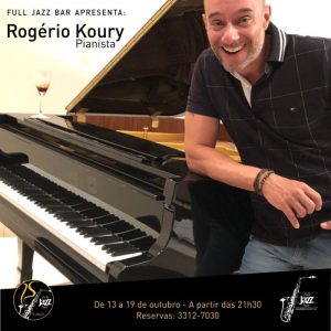 Pianista Rogério Koury se apresenta até sexta-feira no Full Jazz Bar