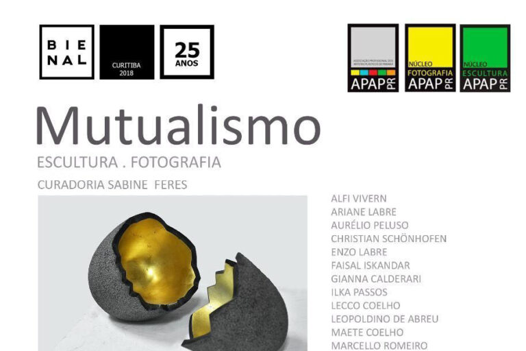APAP/PR abre exposição Mutualismo com trabalhos de escultores e fotógrafos paranaenses