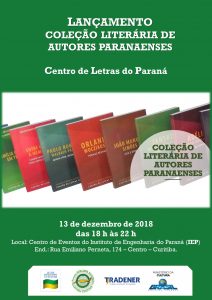 Centro de Letras do Paraná comemora 106 com lançamento de coleção literária