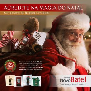 Campanha de Natal do Shopping Novo Batel prossegue até 6 de janeiro