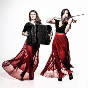 Vale da Música, na Ópera de Arame, recebe duo formado por violinista e acordeonista