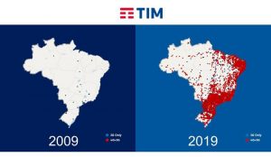 Rede 4G da TIM conecta quase todo país