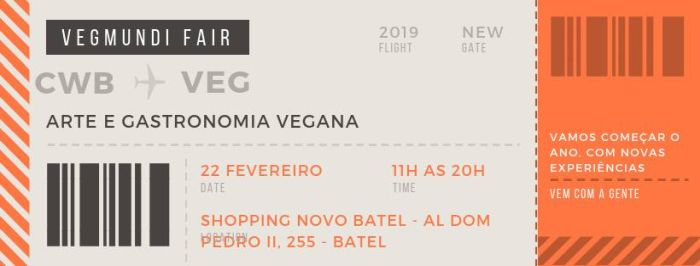 Shopping Novo Batel recebe feira vegana