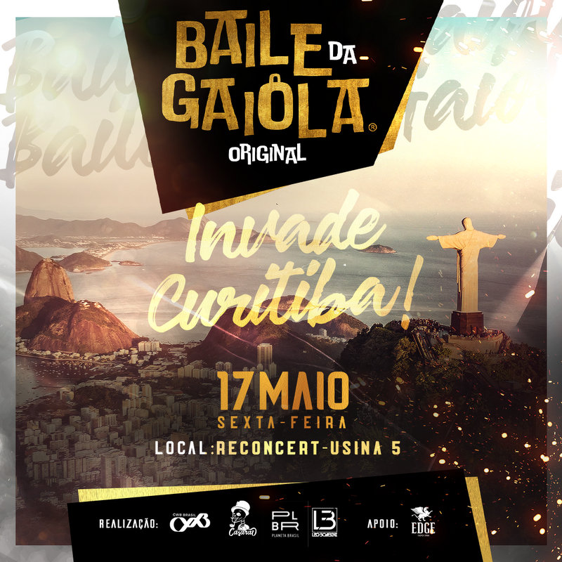 Baile da Gaiola desembarca pela primeira vez em Curitiba