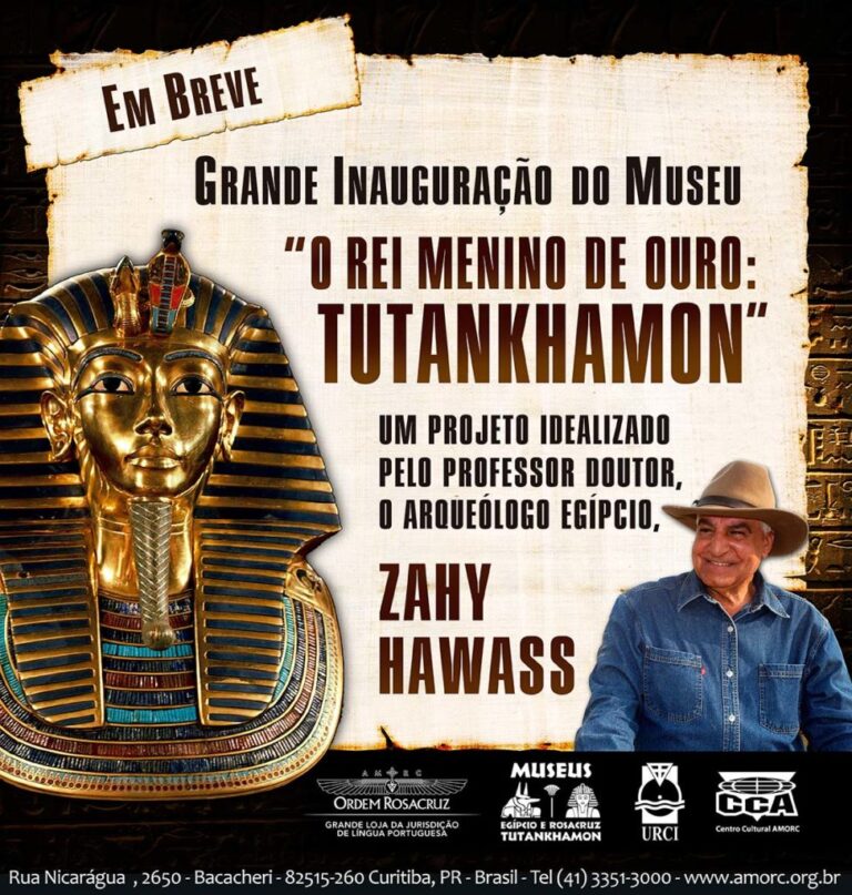 “O Rei Menino de Ouro: Tutankhamon” Polo turístico e cultural egípcio da cidade inaugura museu ao estilo europeu.