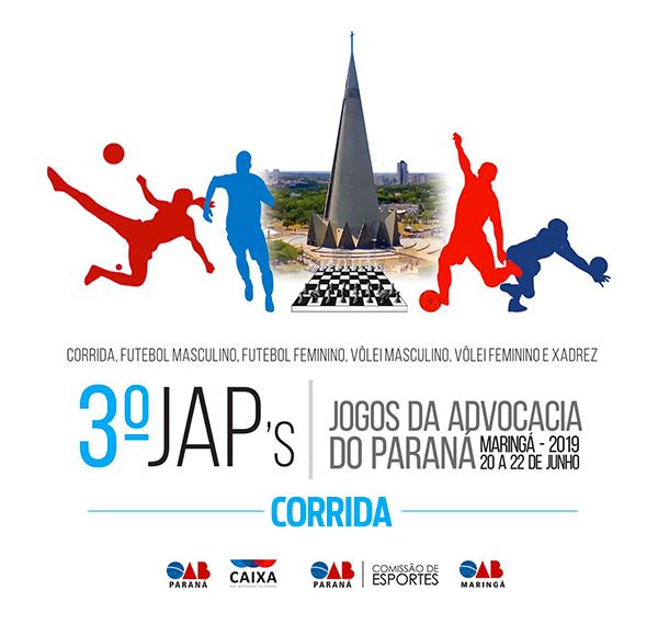 Inscrições abertas para a terceira edição dos Jogos da Advocacia do Paraná