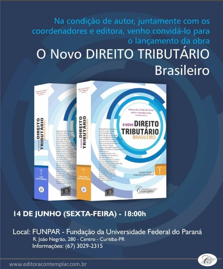 Procurador do Estado participa como articulista de livro sobre Direito Tributário brasileiro