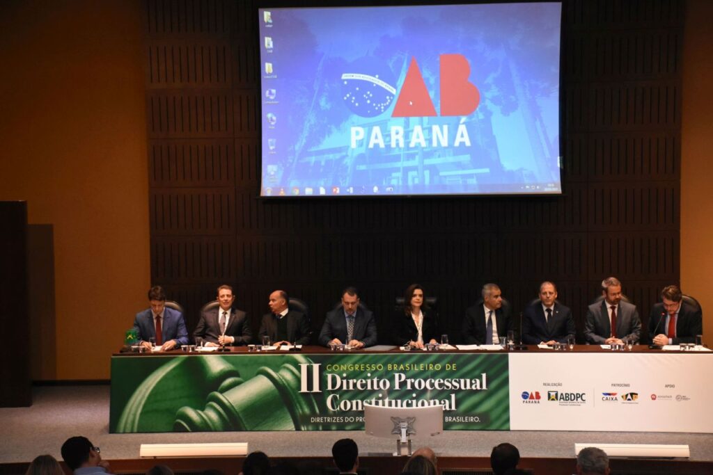 CAA/PR marca presença no II Congresso Brasileiro de Direito Processual Constitucional