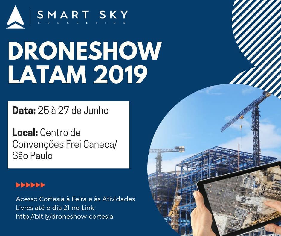 Smart Sky Consulting e 3D Robotics reafirmam parceira no maior evento de drones da América Latina
