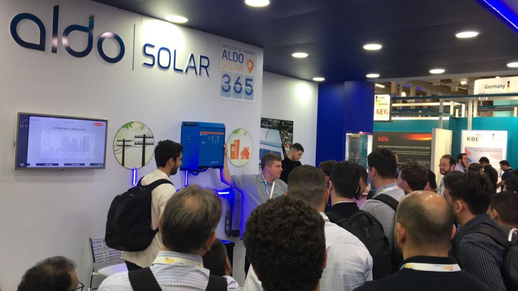 ALDO apresenta inovações fotovoltaicas na Intersolar 2019