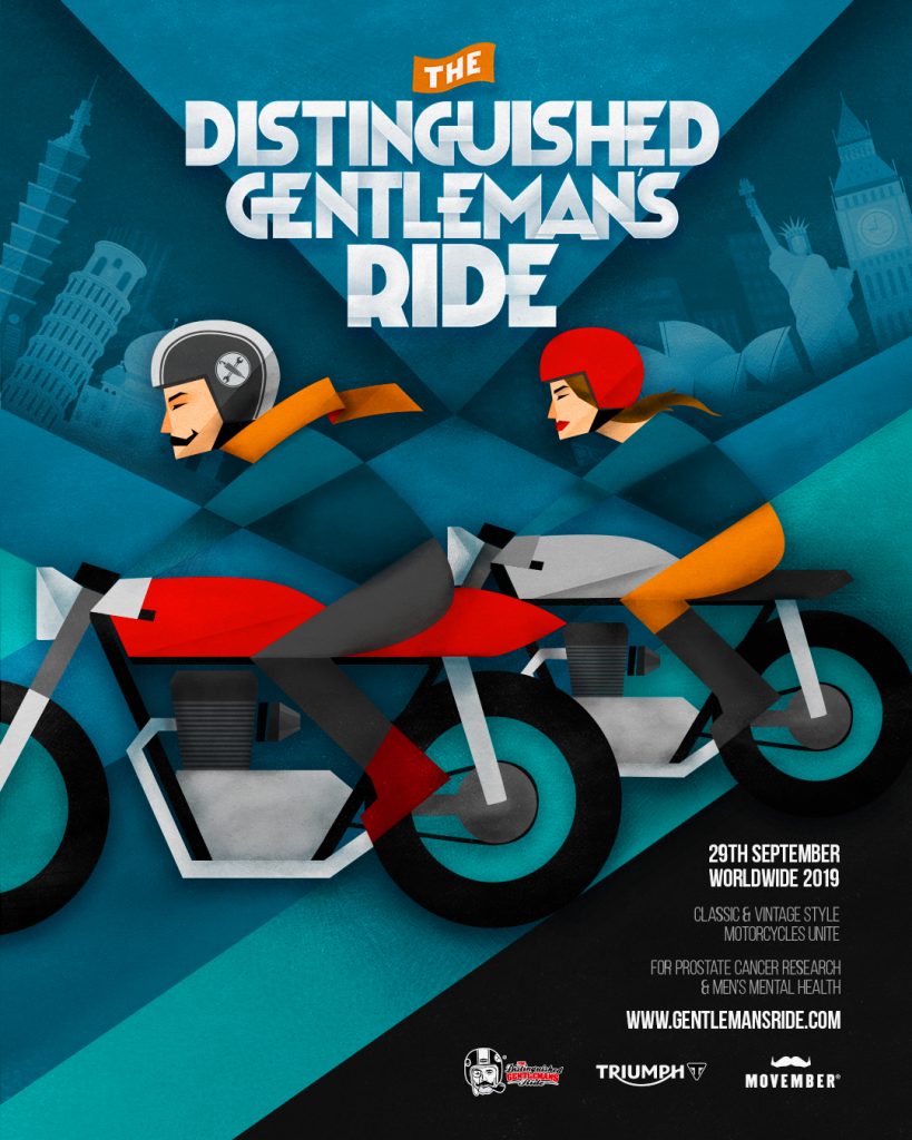 Distinguished Gentleman’s Ride (DGR) 2019 acontece no próximo domingo, 29 de setembro