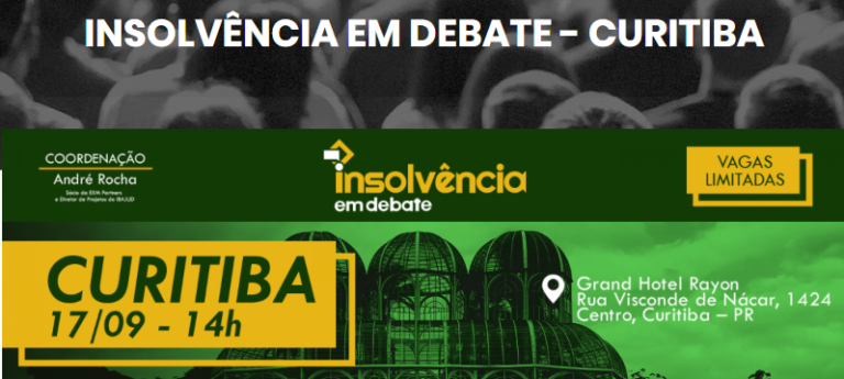 Debate em Curitiba discute crescimento abrupto de recuperação judicial no Paraná