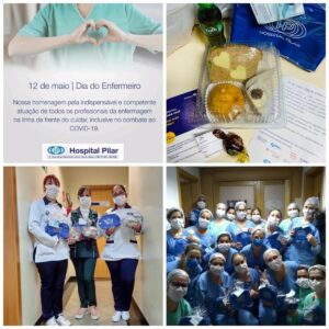Hospital Pilar realiza homenagem para o Dia do Enfermeiro