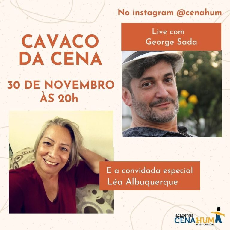George Sada convida Léa Albuquerque para o “Cavaco da Cena”