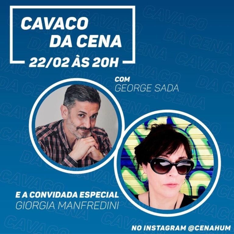 George Sada e Giórgia Manfredini participam do Cavaco da Cena Hum