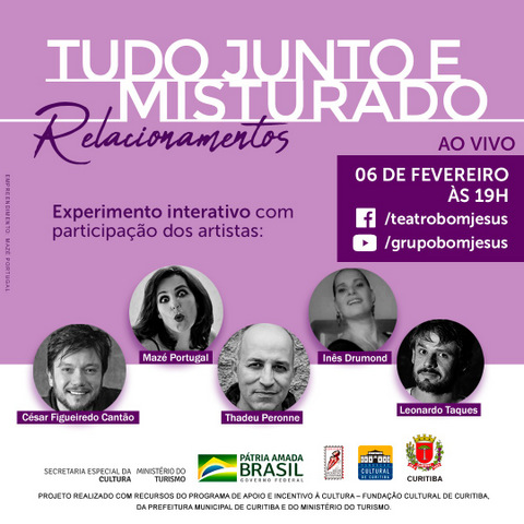 Experimento artístico Tudo Junto e Misturado – Relacionamentos