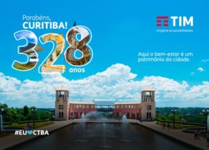 TIM realiza ações para homenagear aniversário de Curitiba