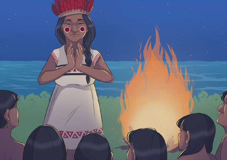 História em quadrinhos plurilíngue retrata língua indígena de sinais de forma inédita