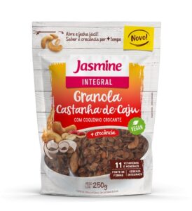 Pioneira na produção de granolas no Brasil, Jasmine Alimentos lança novo sabor