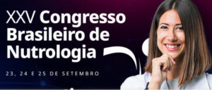 XXV Congresso Brasileiro de Nutrologia em setembro