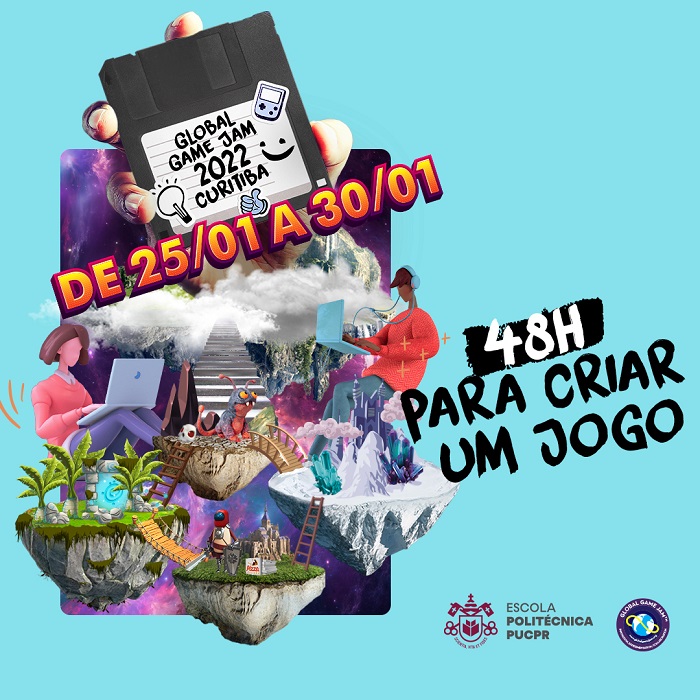 Global Game Jam 2022 Curitiba: PUCPR promove maratona de criação de jogos