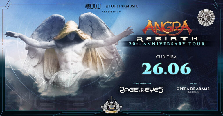 Angra anuncia show da turnê comemorativa do álbum Rebirth em Curitiba