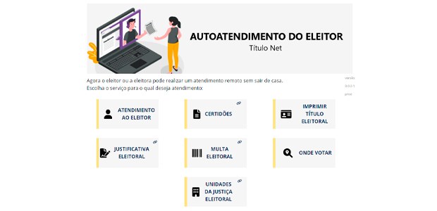 Justiça Eleitoral lança autoatendimento: serviço permite imprimir título em casa