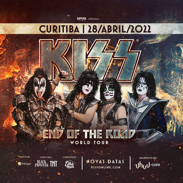 KISS em Curitiba: confira serviço completo para o show