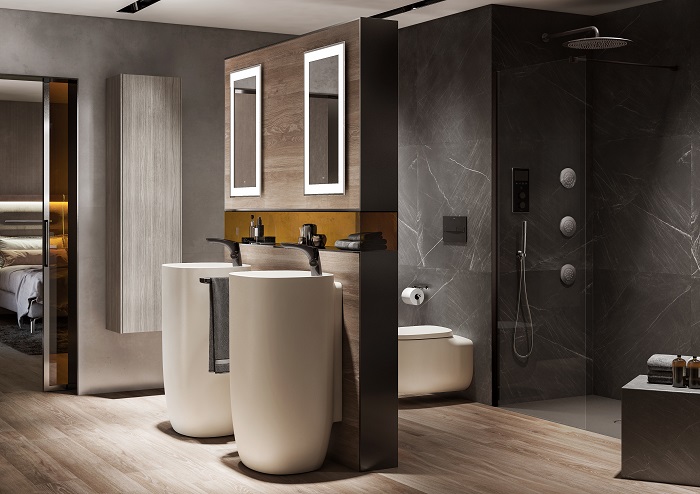 Tendência de tons nos banheiros: Beige e Stone são cores destaque nas coleções de louças sanitárias da Roca