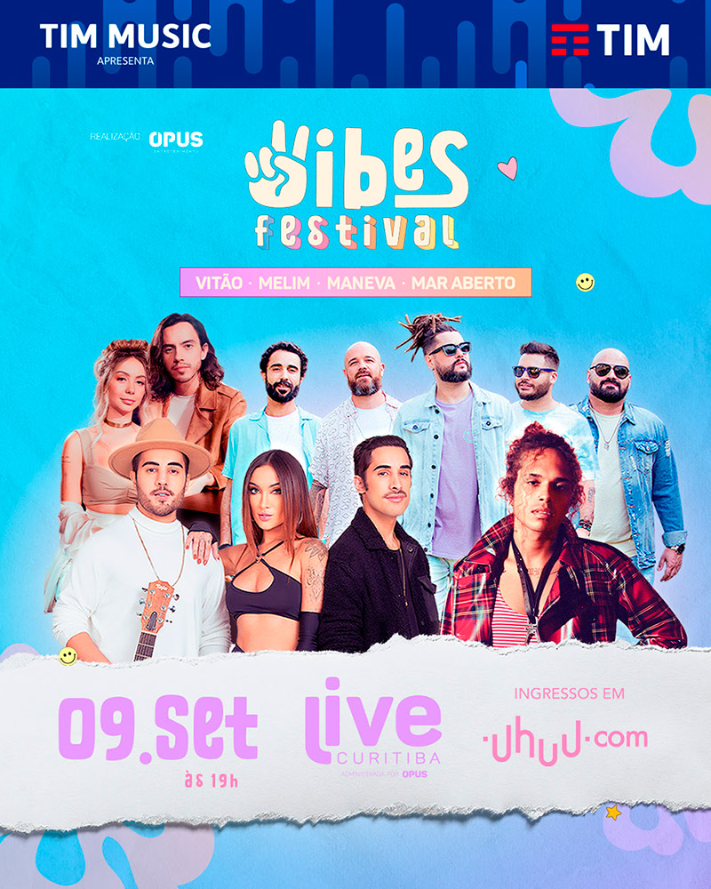Opus Entretenimento apresenta Vibes Festival em Curitiba - Portal de  Notícias do Paraná