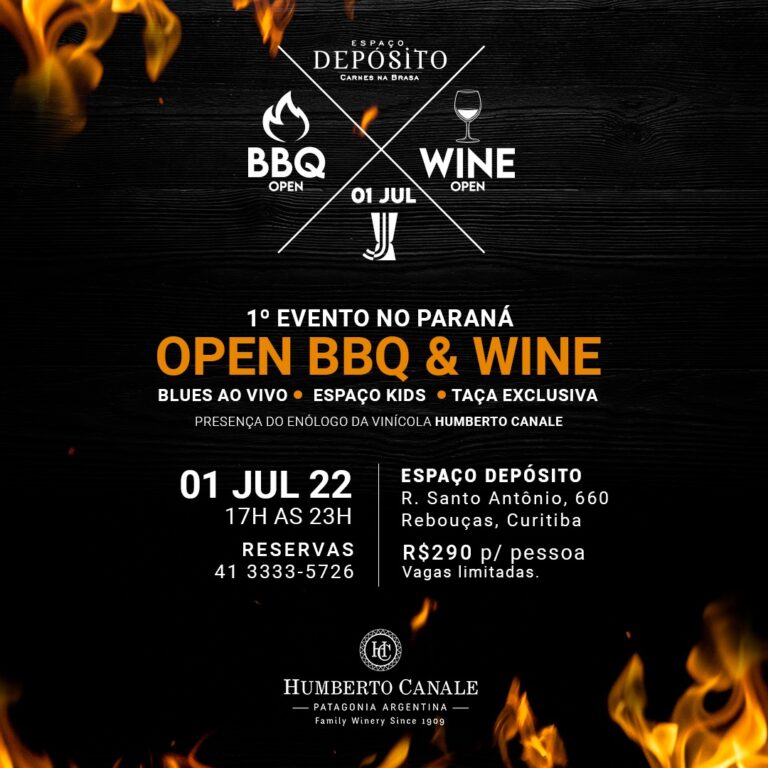 Restaurante Espaço Depósito promove a 1ª edição do Open BBQ & Wine