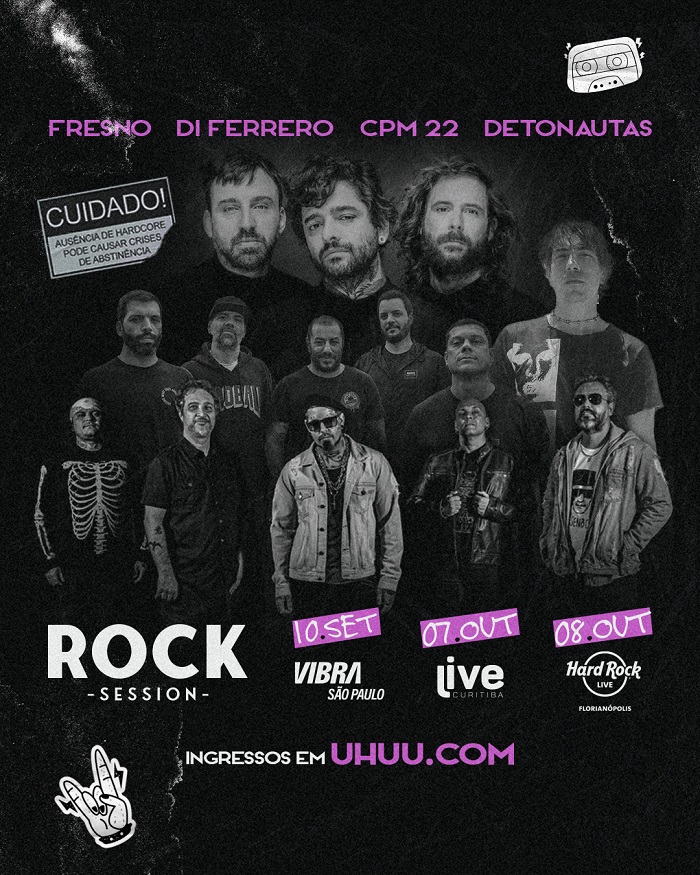 OPUS ENTRETENIMENTO ANUNCIA FESTIVAL ROCK SESSION EM TRÊS CAPITAIS 