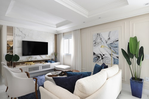 Reforma de apartamento revela o décor clássico em roupagem moderna