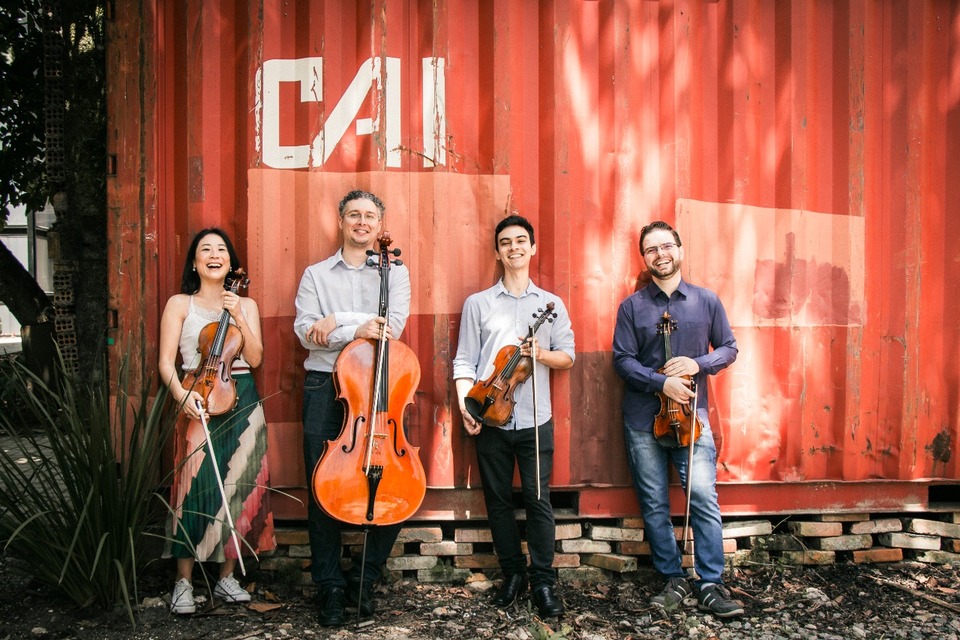 Quarteto de Cordas Menzel lança CD em homenagem aos 60 anos do compositor e maestro Rogério Krieger