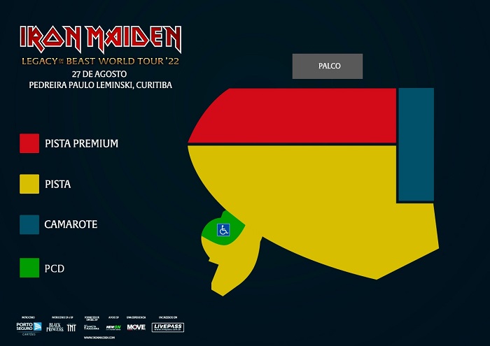 Iron Maiden em Curitiba: informações importantes