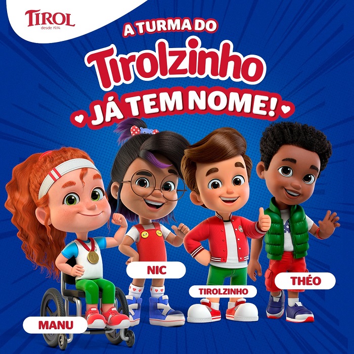 Tirol lança personagens infantis voltados para inclusão e diversidade