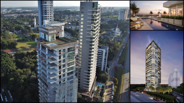 Edifício residencial de Curitiba segue modelo norte-americano de terraço compartilhado