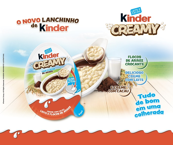 Kinder Brasil lança novo produto Kinder Creamy no Paraná