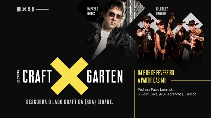 Eisenbahn Craft Garten chega a Curitiba nos dias 4 e 5 de fevereiro, com muita música, arte e gastronomia