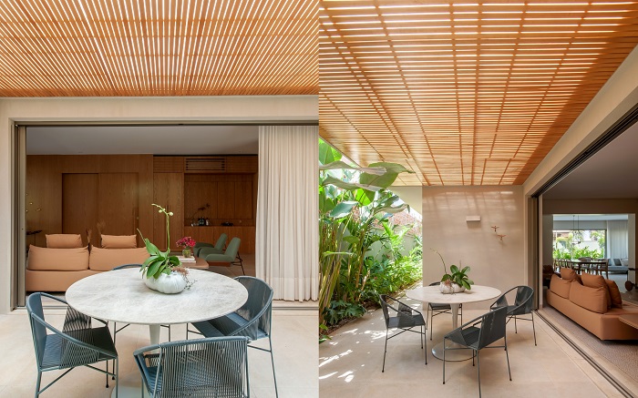 Projeto de residência com ampla área de lazer destaca arquitetura contemporânea e harmonia com a natureza 