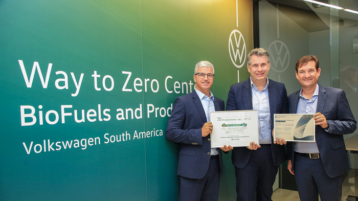 Volkswagen do Brasil recebe certificado de energia renovável