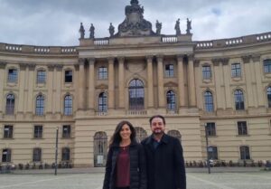 Na Alemanha, Andrade conversou com a professora assistente da Bucerius Law School, de Hamburgo, Izabele Kasecker, egressa do curso de Direito do UniCuritiba
