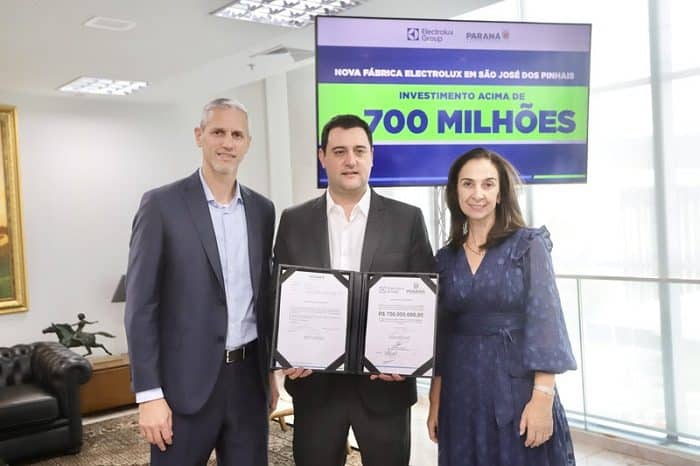 Electrolux Group investe cerca de R＄ 700 milhões em nova fábrica no Brasil, e unidade será 100% sustentável